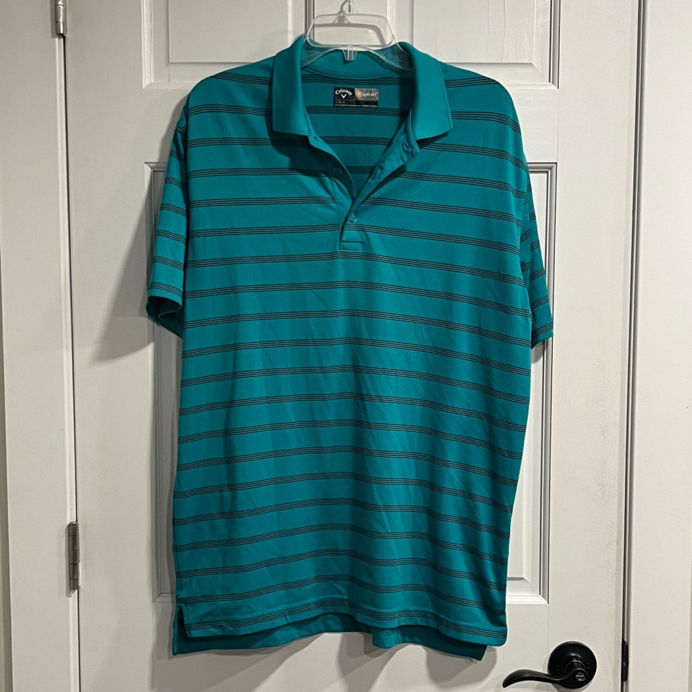 Callaway Opti Dri Golf Polo in Green Size Medium
